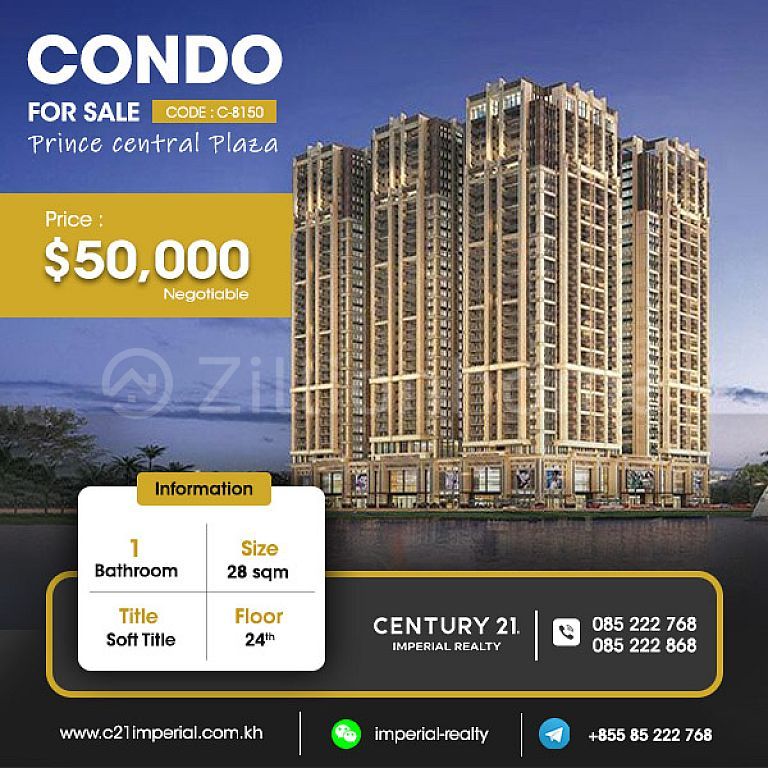 Condo for sale at Prince central Plaza (C-8150)