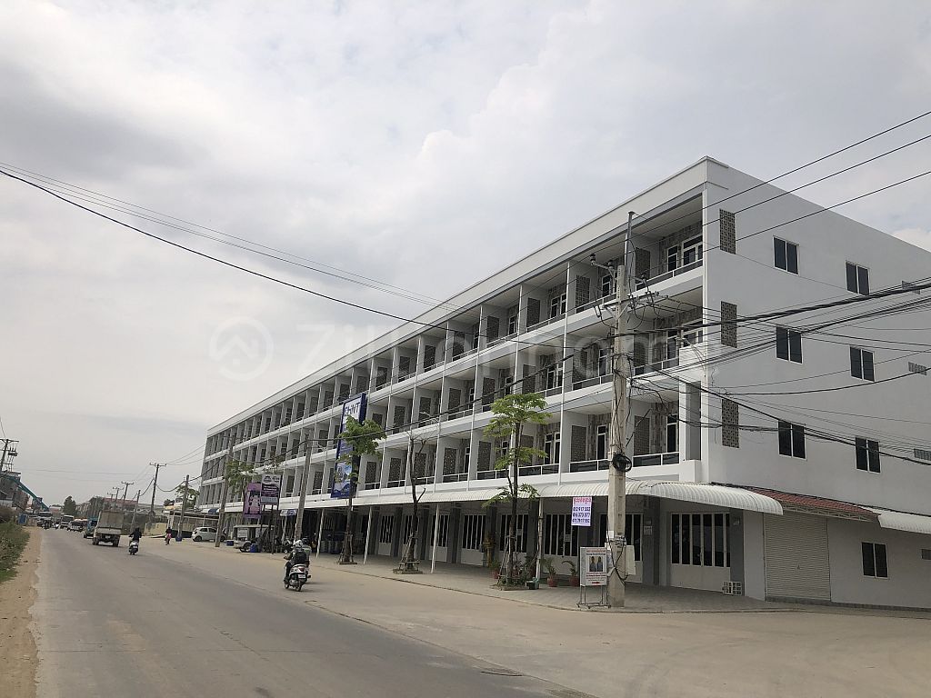 Shop House for Sale at Borey Kheam Panha Krang Thnong, ផ្ទះអាជីវកម្មសម្រាប់លក់បុរី​ ឃាមបញ្ញា​ ក្រាំងធ្នង់, លេីកផ្លូវ105Kផ្ទះកែង (C-9101)