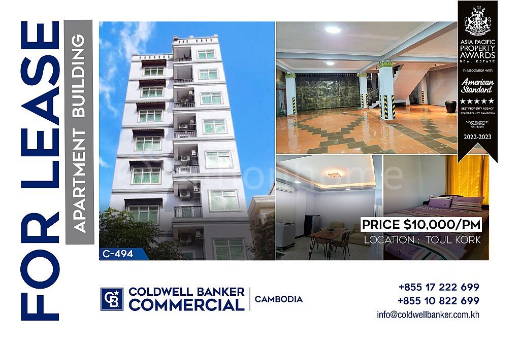 APARTMENT BUILDING FOR LEASE IN TOUL KORK