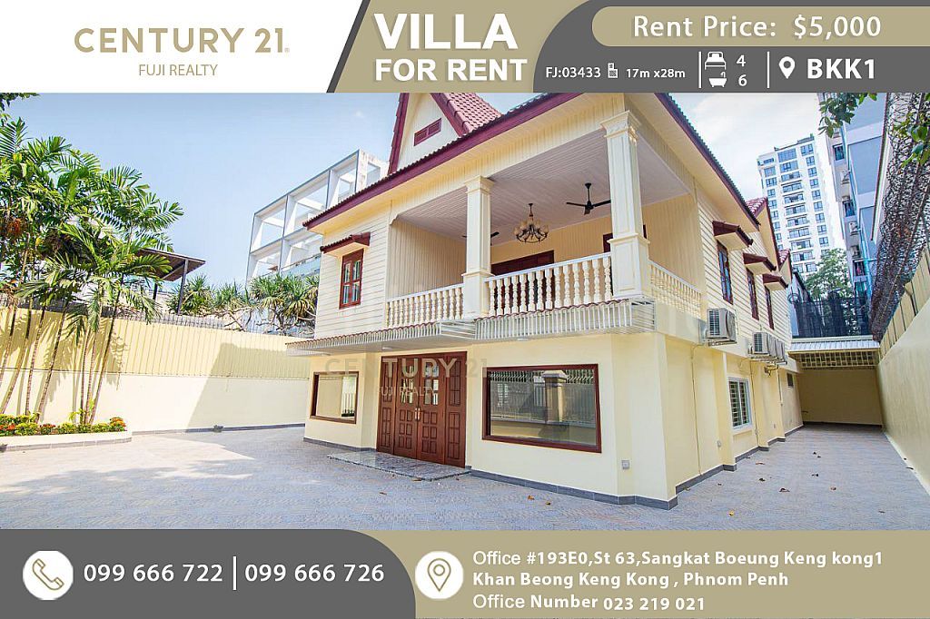 🏡 Villa for rent at BKK1