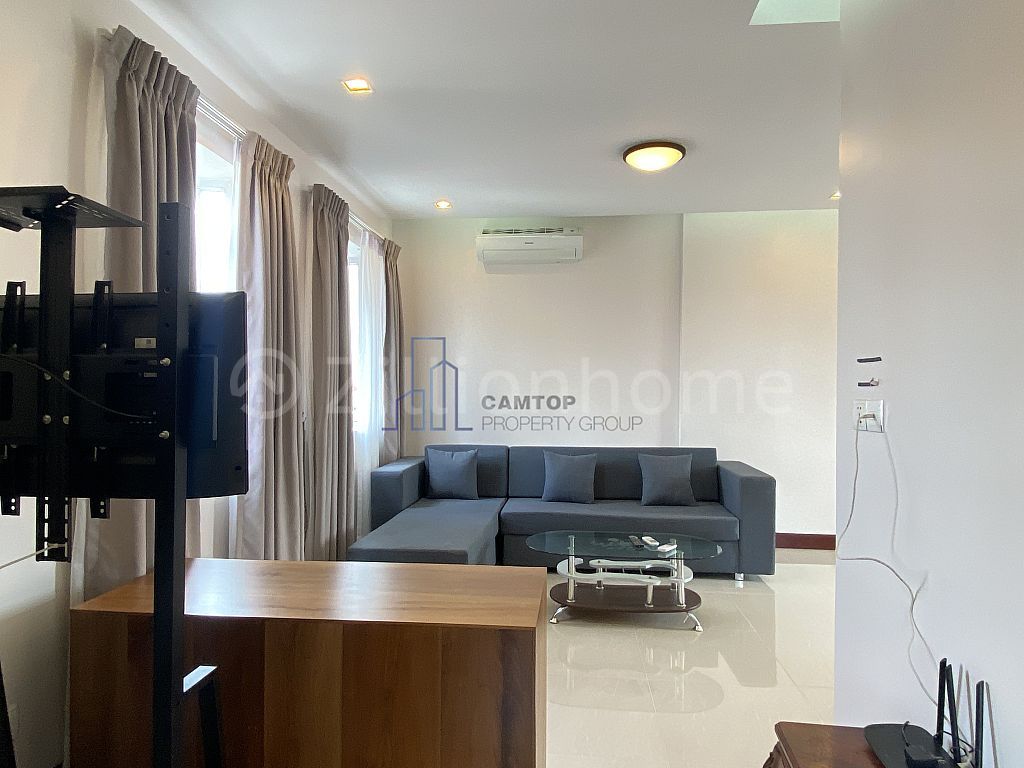 Modern 1 Bedroom Apartment for Rent In Toul Tom Poung area