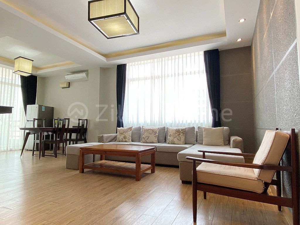 2 BEDROOMS APARTMENT WITH GYM AND POOL FOR RENT IN BKK1 AREA