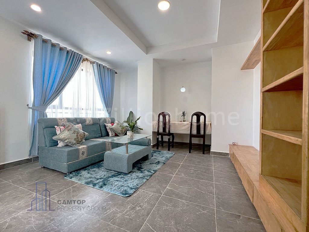 Brand New 1 Bedroom Apartment With Gym and Pool For Rent Near Russian Market | Tuol tompoung area