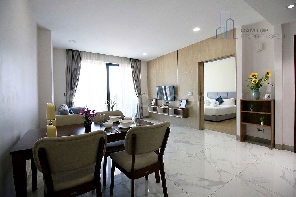 1BR Serviced Apartment With Gym And Swimming Pool In Phnom Penh