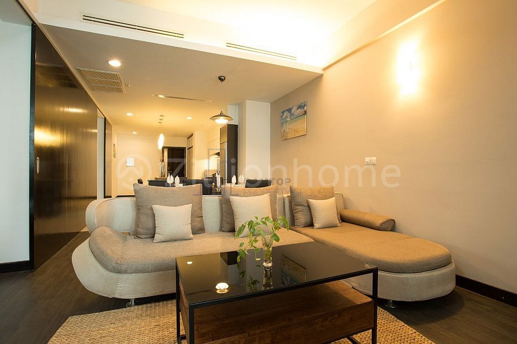 2BR - Modern Serviced Apartment In Phnom Penh With Gym And Swimming Pool