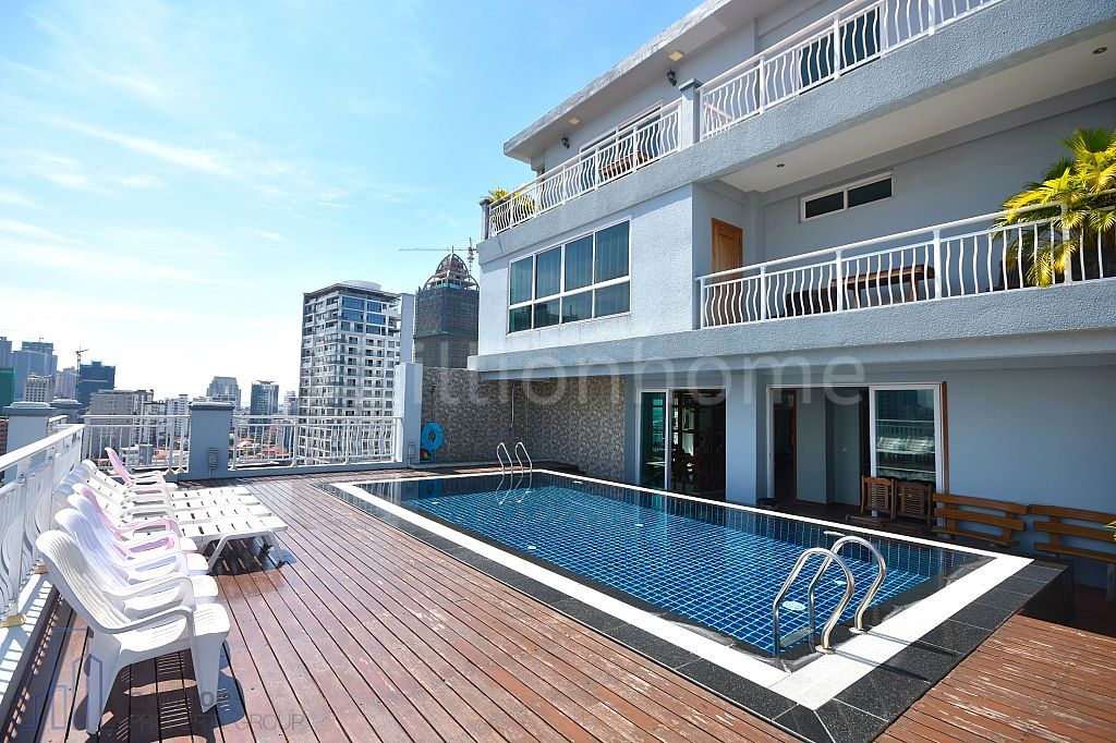 Service Apartment With Gym And Pool For Rent In BKK3 - Phnom Penh