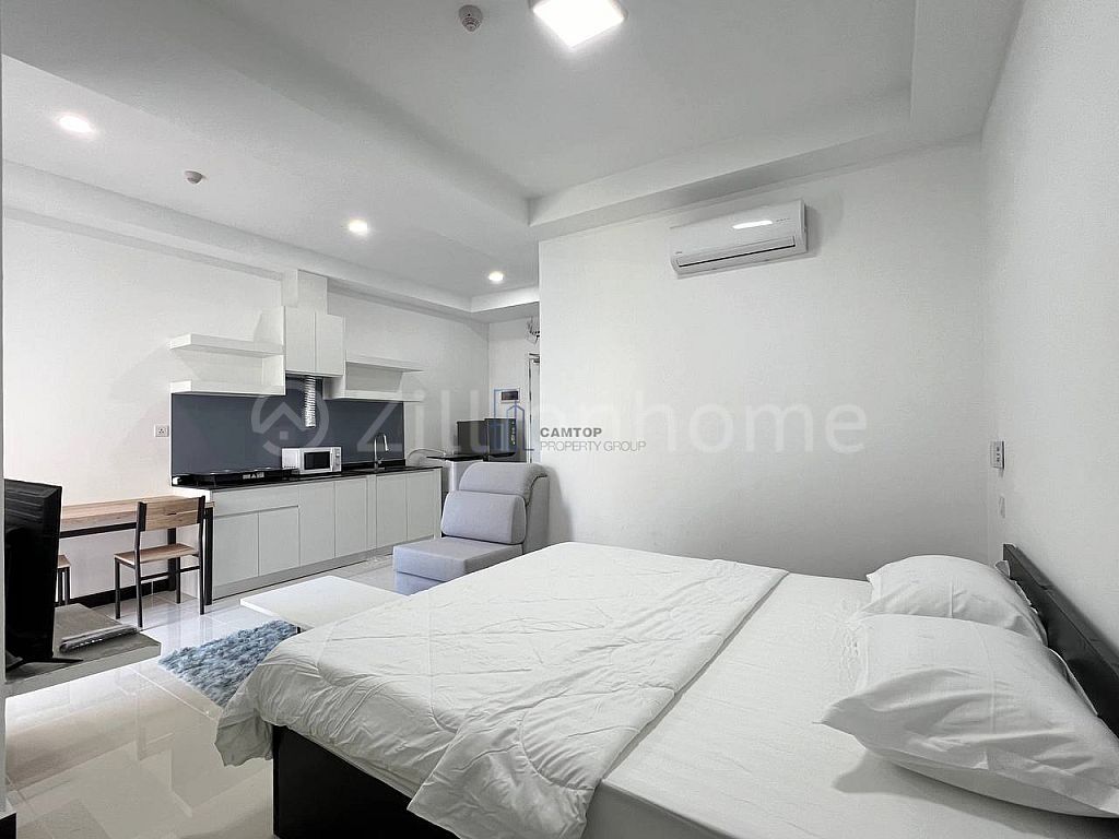 New Studio Room Apartment With Gym And Swimming Pool For Rent In Tonle Basac Area