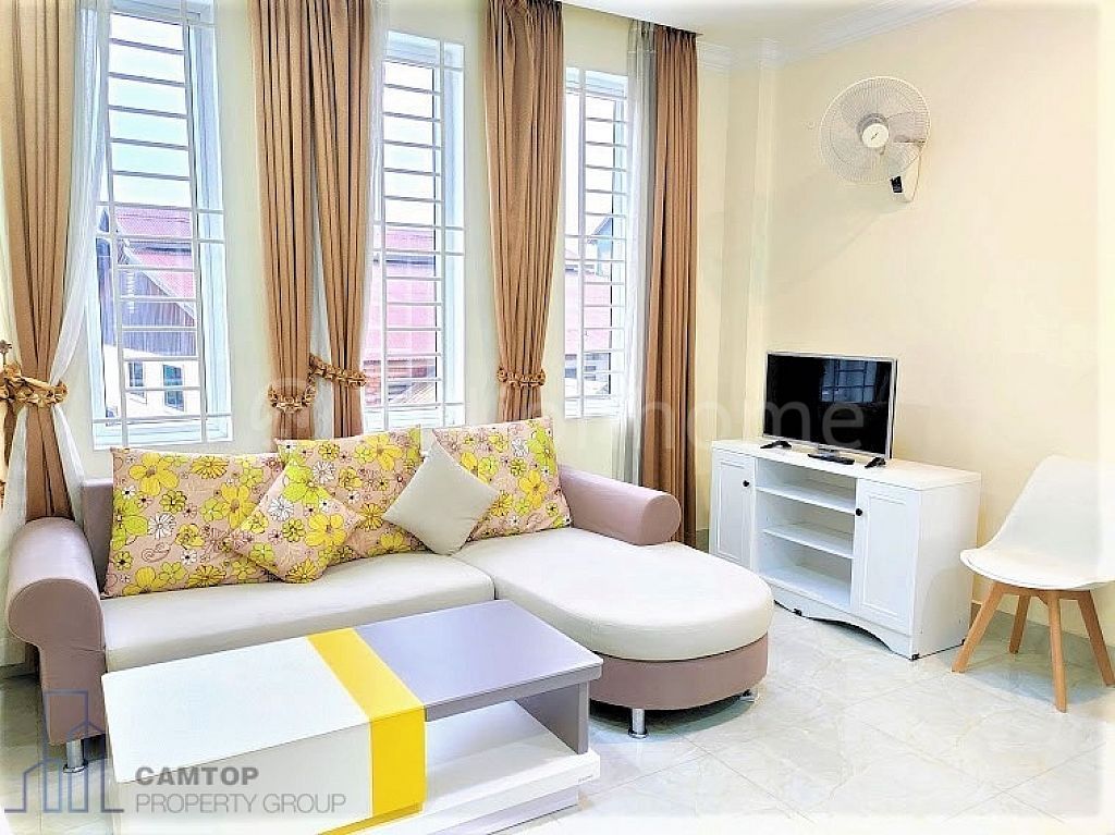 1 Bedroom Serviced Apartment For Rent in Toul Kork Area