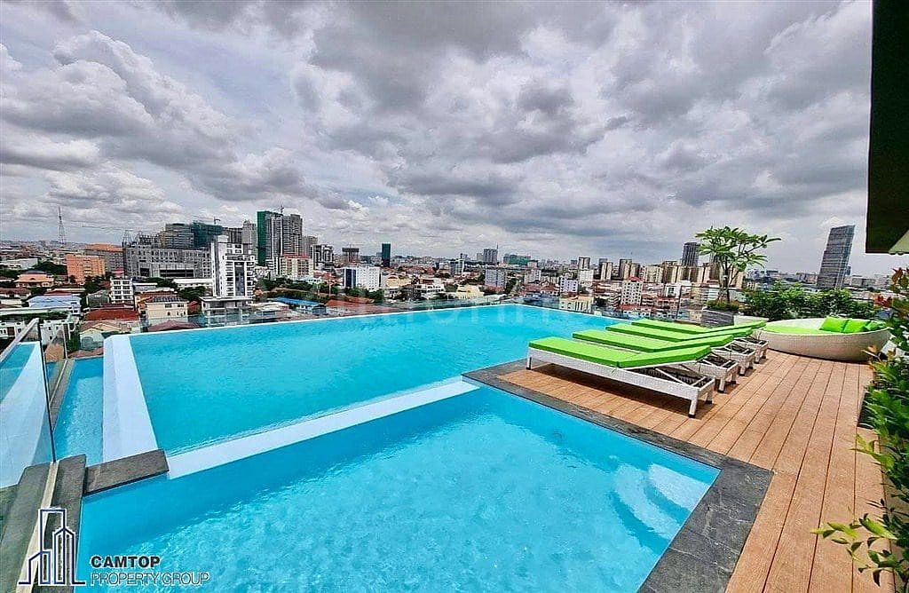 2 Bedrooms Duplex Style for rent in Toul Kork with Swimming pool and gym is ready to move  in